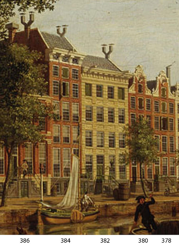 Herengracht 380-394 Ouwater 1783 deel