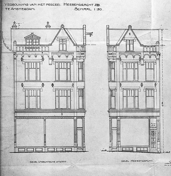 Herengracht 589 tekening