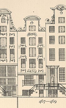 Keizersgracht 467, Tekening Caspar Philips