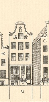 Herengracht 23 tekening Caspar Philips