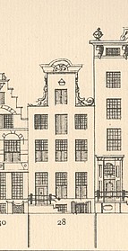 Herengracht 28 tekening Caspar Philips