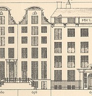 Keizersgracht 678 tekening Caspar Philips