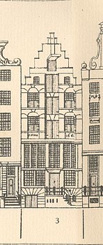 Herengracht 3 tekening Caspar Philips