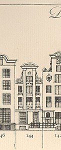 Herengracht 144 tekening Caspar Philips