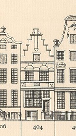 Keizersgracht 404, Tekening Caspar Philips