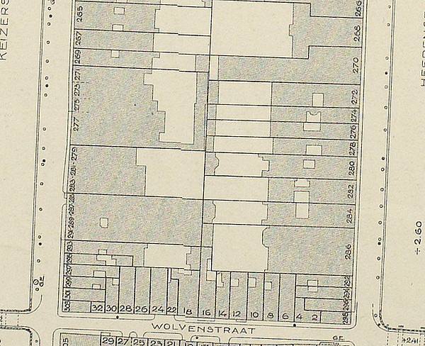 Keizersgracht 269 - 303 1945