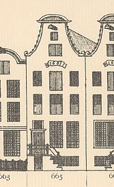 Keizersgracht 665, Tekening Caspar Philips