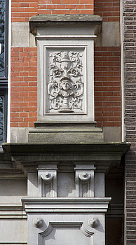 Keizersgracht 440, detail kolom