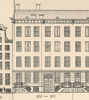 Keizersgracht 365, Tekening Caspar Philips