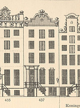 Herengracht 437, Tekening Caspar Philips