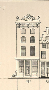 Herengracht 232, tekening Caspar Philips