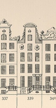 Keizersgracht 339, Tekening Caspar Philips