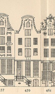 Keizersgracht 459, Tekening Caspar Philips