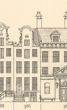 Keizersgracht 386, Tekening Caspar Philips