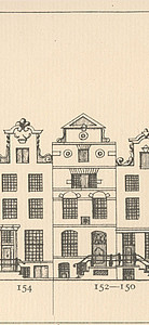 Herengracht 152 tekening Caspar Philips