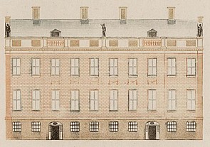 Herengracht 468-470, tekening C. Danckerts tussen 1696-1706