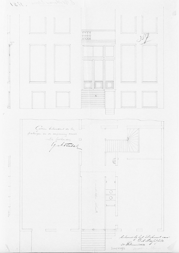 Herengracht 052 bouwtek 1873 SAA