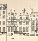 Keizersgracht 113 tekening Caspar Philips