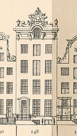 Keizersgracht 148, Tekening Caspar Philips