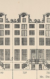 Keizersgracht 731, Tekening Caspar Philips