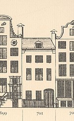 Keizersgracht 701, Tekening Caspar Philips