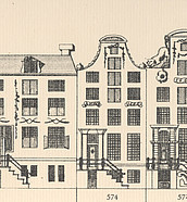 Herengracht 560, tekening Caspar Philips