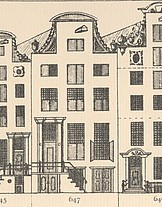 Keizersgracht 647, Tekening Caspar Philips