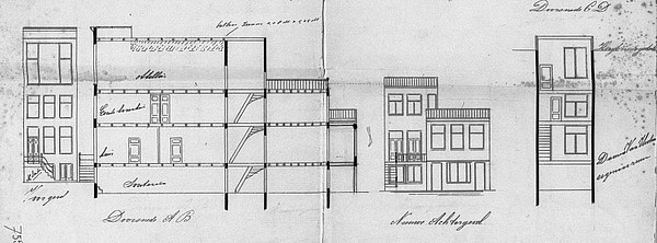 Keizersgracht 498 verbouw atelier 1901 1c SAA