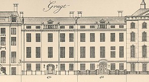 Herengracht 468 - 470, tekening Caspar Philips