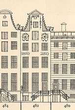 Keizersgracht 482,Tekening Caspar Philips