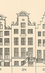 Keizersgracht 374, Tekening Caspar Philips