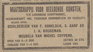 Larensche Kunsthandel 1920 A-H 13-04-1918