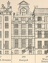 Keizersgracht 319, Tekening Caspar Philips