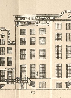 Keizersgracht 311, Tekening Caspar Philips