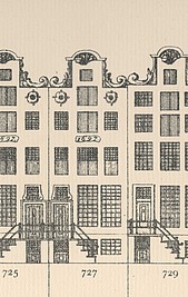 Keizersgracht 727, Tekening Caspar Philips