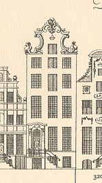 Keizersgracht 322, Tekening Caspar Philips