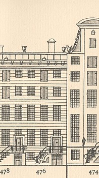 Keizersgracht 476,Tekening Caspar Philips