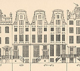 Herengracht 459 - 463,  Tekening Caspar Philips