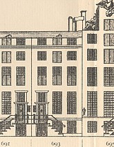 Keizersgracht 693, Tekening Caspar Philips