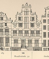 Keizersgracht 185, Tekening Philips Caspar