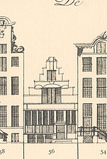 Keizersgracht 56, Tekening Caspar Philips