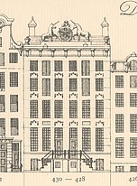 Keizersgracht 428, Tekening Caspar Philips