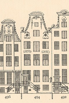 Keizersgracht 494,Tekening Caspar Philips