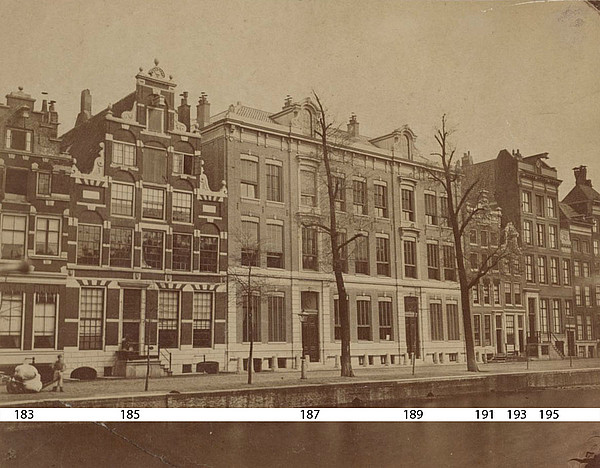 Keizersgracht 183-199 1885 nr