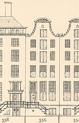 Keizersgracht 556 Tekening Caspar Philips