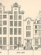 Keizersgracht 302-304 Tekening Caspar Philips