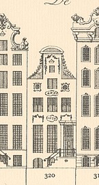 Keizersgracht 320 Tekening Caspar Philips