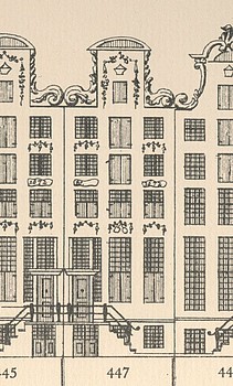 Keizersgracht 447, Tekening Caspar Philips