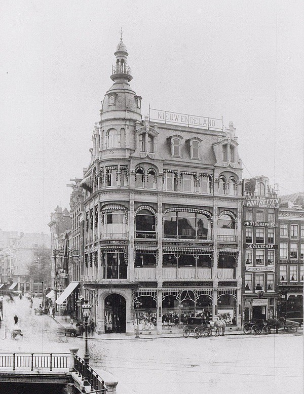 Singel 472 Koningsplein Nieuw Engeland Schuitvlot 1900 SAA