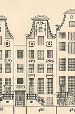 Keizersgracht 486,Tekening Caspar Philips